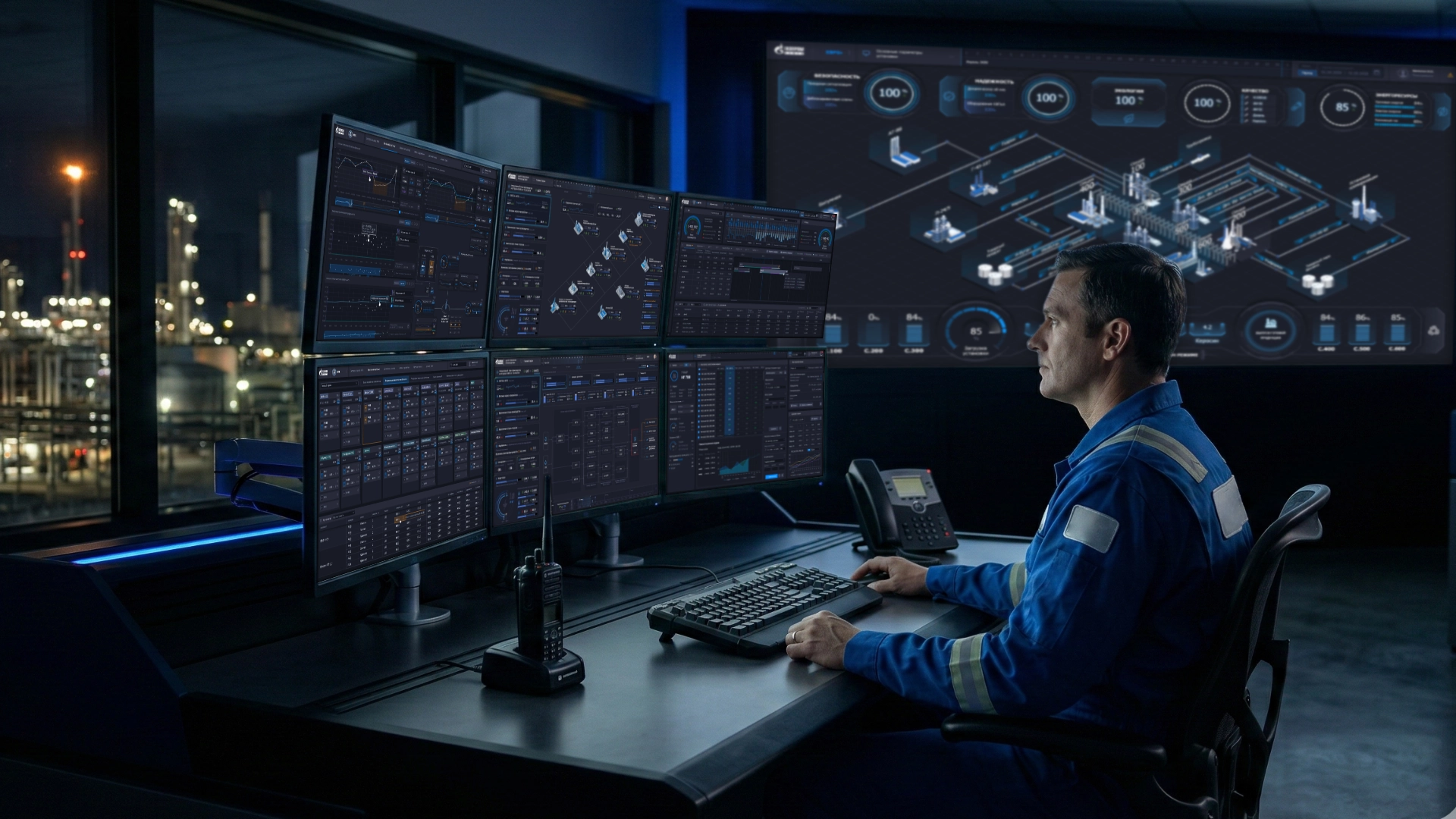 Dispatch center interface screenshots